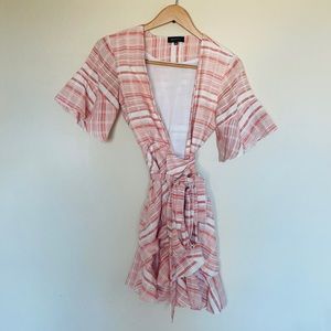 Majorelle Portia Wrap Dress ruffle revolve